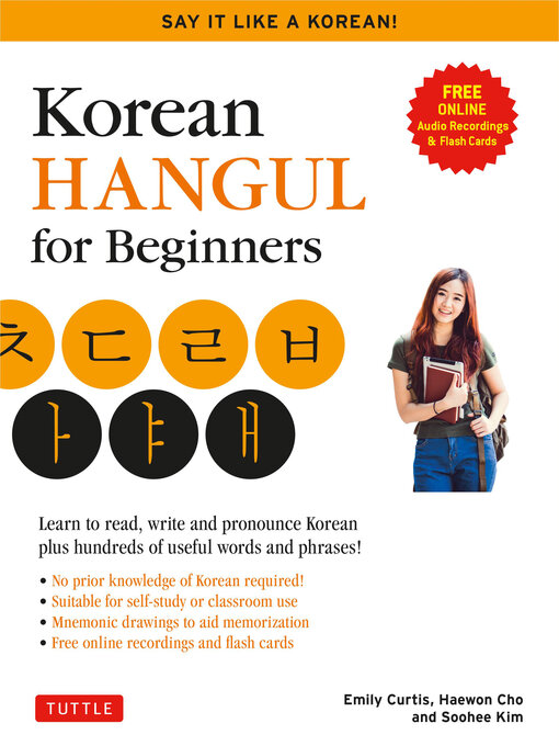 Title details for Korean Hangeul for Beginners by Soohee Kim - Wait list